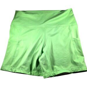 CVG Neon green shorts workout fitness yoga exercise M